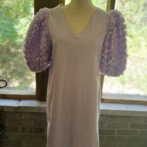 Puff sleeve dress